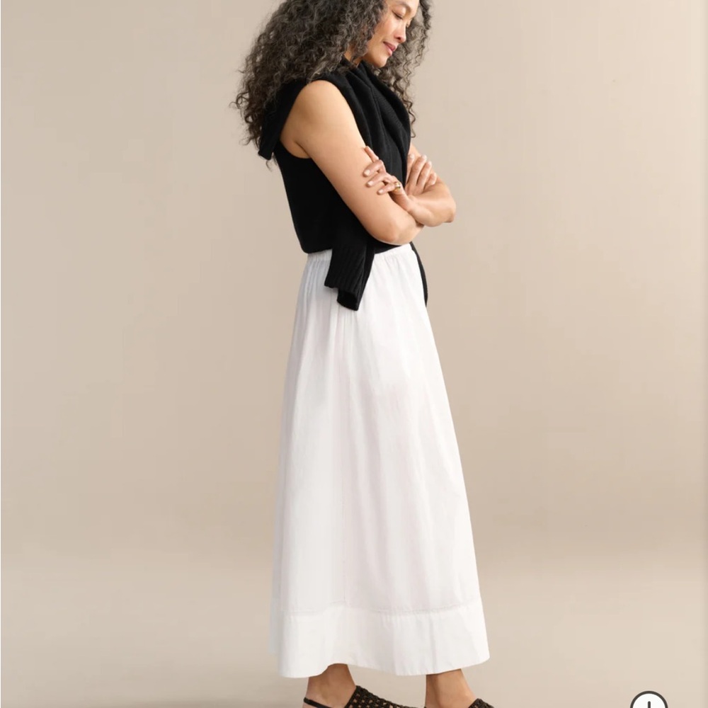 Jenni Kayne Lauren White Maxi Skirt NWT